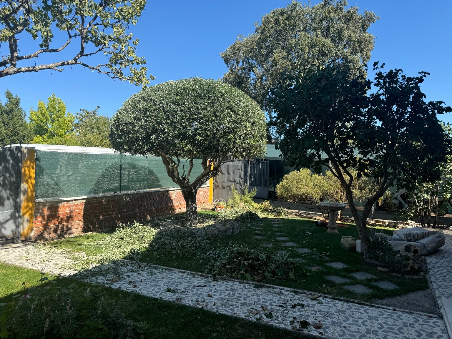 Trabajo real de jardinería y mantenimiento de El Ballestar Time